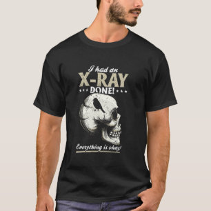 Camiseta Estilo Macabro e Humor Negro de Raio X