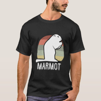 Camiseta Estilo Marmot Distressed
