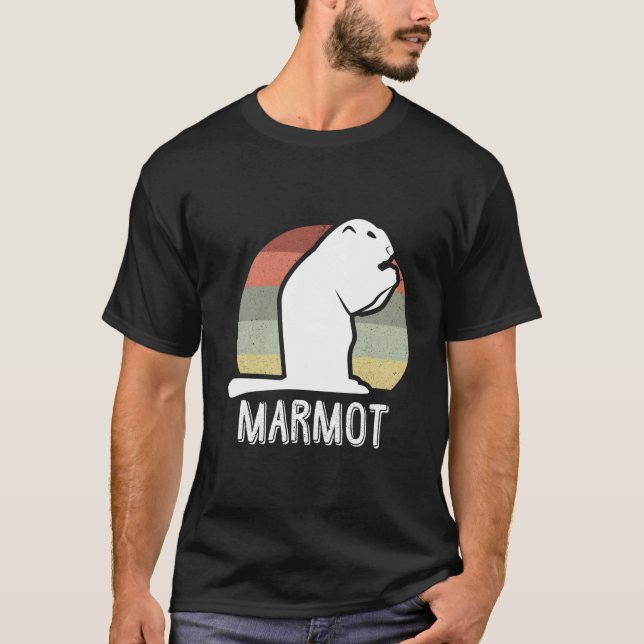 Camiseta Estilo Marmot Distressed (Frente)