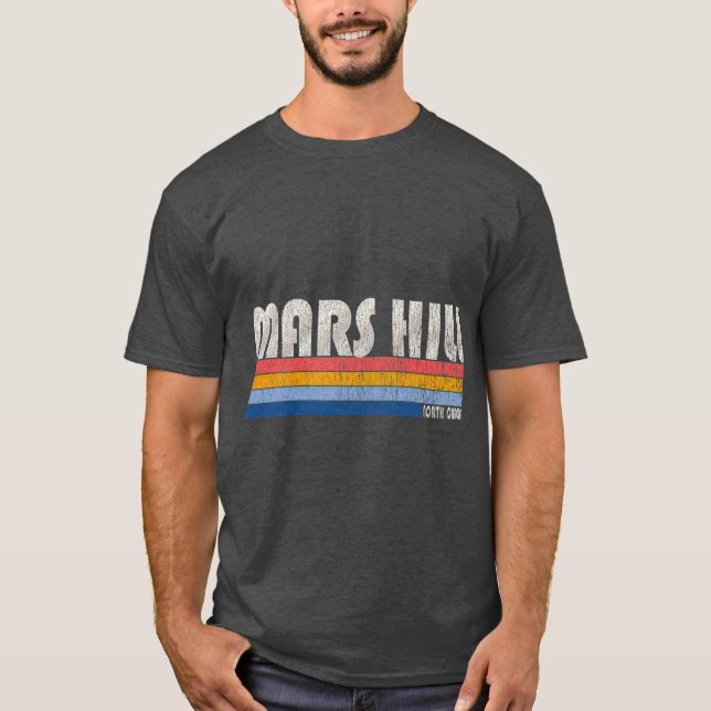 Camiseta Estilo Mars Hill dos anos 70 e 80 (Frente)