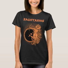 Camiseta Estilo Medieval Zodiac Sagittarius
