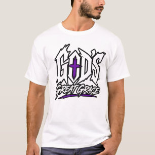 Camiseta Estilo Metal Cristão Radical Com a Grande