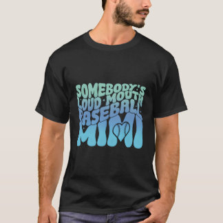 Camiseta Estilo Mimi De Beisebol Loudmouth De Alguém