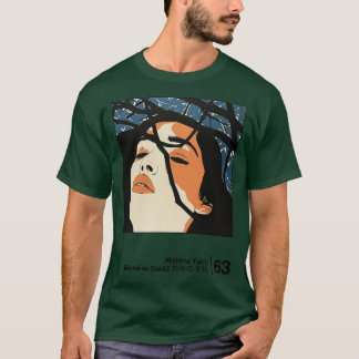 Camiseta Estilo Mishima Yukio Estilo Mínimo Trabalho de art