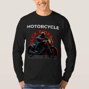Camiseta Estilo moderno ilustração detalhada de motociclist