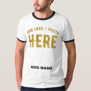 CAMISETA ESTILO MODERNO PERSONALIZÁVEL BRANCO VERIFICADO MA