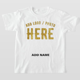 CAMISETA ESTILO MODERNO PERSONALIZÁVEL BRANCO VERIFICADO MA