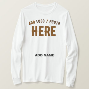 CAMISETA ESTILO MODERNO PERSONALIZÁVEL BRANCO VERIFICADO MA