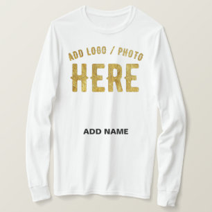 CAMISETA ESTILO MODERNO PERSONALIZÁVEL BRANCO VERIFICADO MA