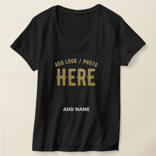 CAMISETA ESTILO MODERNO PERSONALIZÁVEL PRETO VERIFICADO MAR