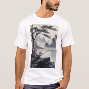 Camiseta Estilo Nacional Painting Painting Landscape T Shir
