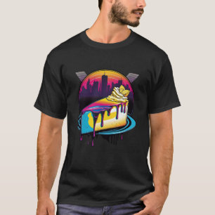 Camiseta Estilo Nova York Cheesecake Synthwave 80s Retrowav