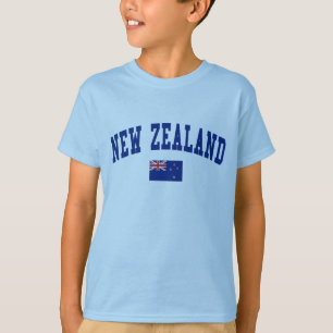 Camiseta Estilo Nova Zelândia