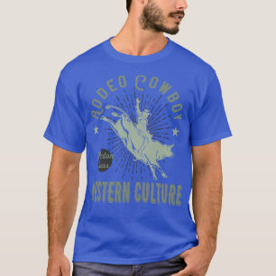 Camiseta Estilo Ocidental do Rodeo Cowboy