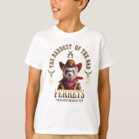 Estilo Ocidental Engraçado Cowboy Ferret