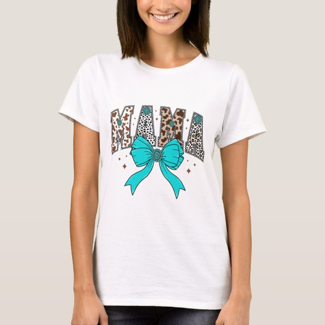 Camiseta Estilo Ocidental Mamma Design T-shirt (Frente)