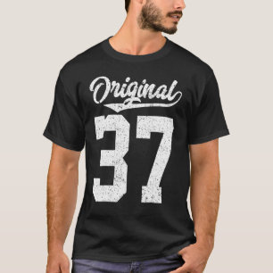 Camiseta Estilo original de imagem dele é meu 37º aniversár