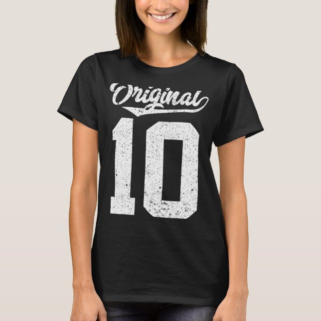 Camiseta Estilo original de vinheta dele é meu décimo anive (Frente)