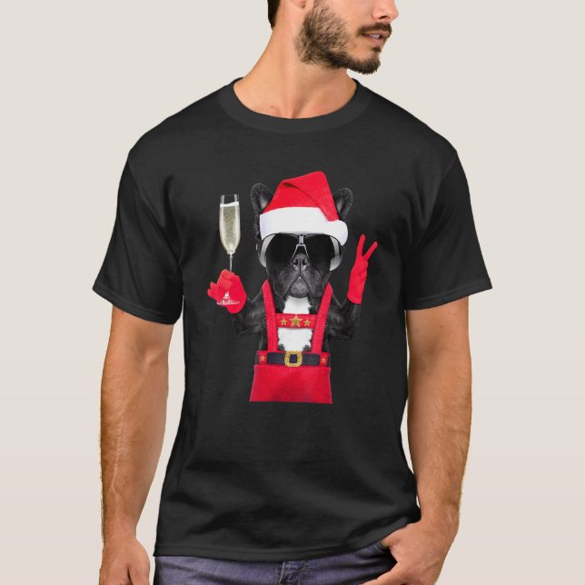 Camiseta Estilo Papai Noel Francês (Frente)