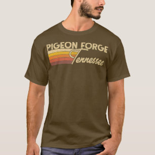 Camiseta Estilo Pigeon Forge Tennessee dos anos 80