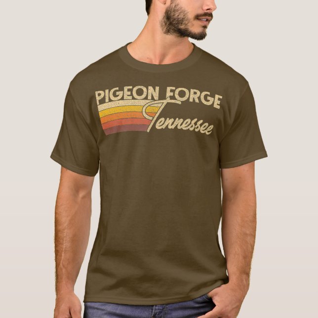 Camiseta Estilo Pigeon Forge Tennessee dos anos 80 (Frente)