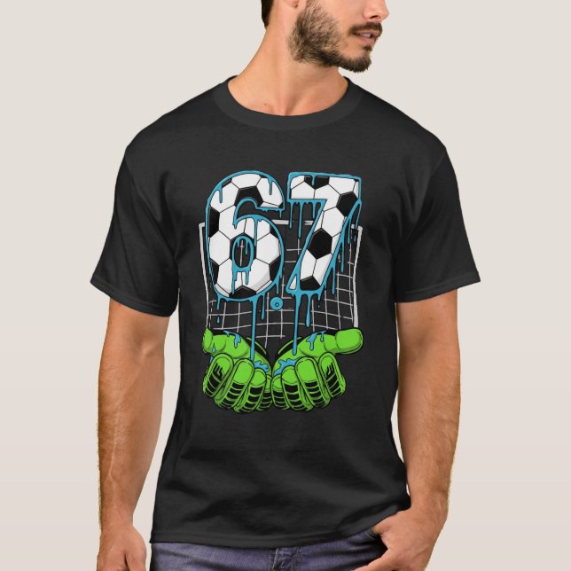 Camiseta Estilo Poderoso Desporto Fogo Gelo Número Futebol  (Frente)