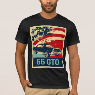 Camiseta Estilo Pontiac GTO - Pop de Arte 1966