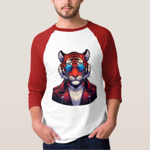 Camiseta Estilo Pop do Tigre