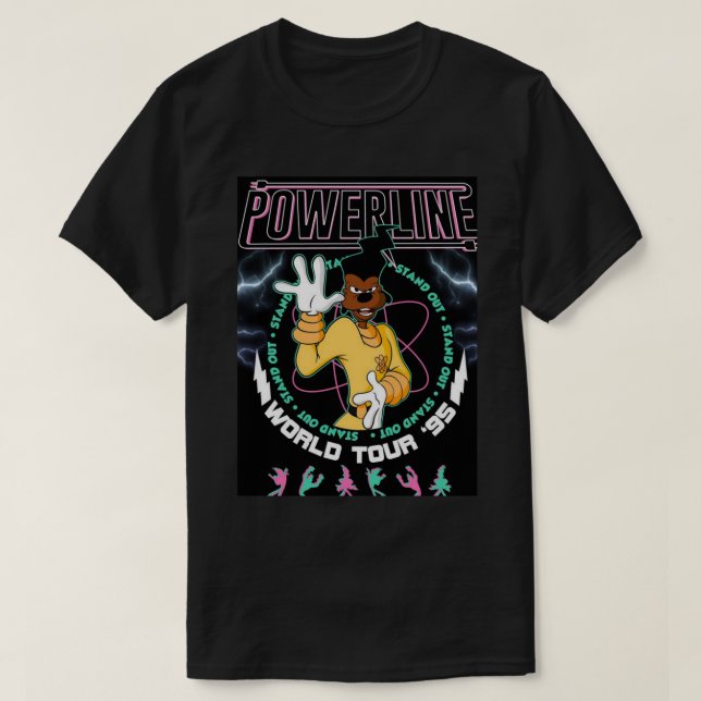 Camiseta Estilo Powerline! T-Shirt clássico (Frente do Design)