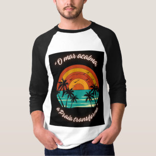 Camiseta Estilo praia dia e noite