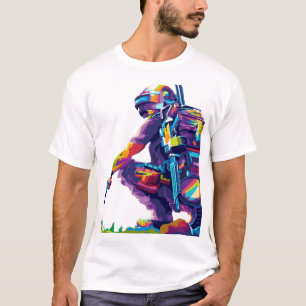 Camiseta Estilo púbico de T-Shirt no verão 