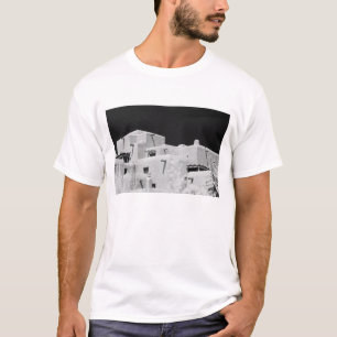 Camiseta Estilo Pueblo Inn adobe em Loretto, Santa Fe, Novo