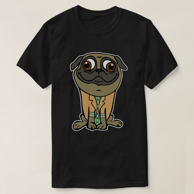 Camiseta Estilo Pug (Frente do Design)