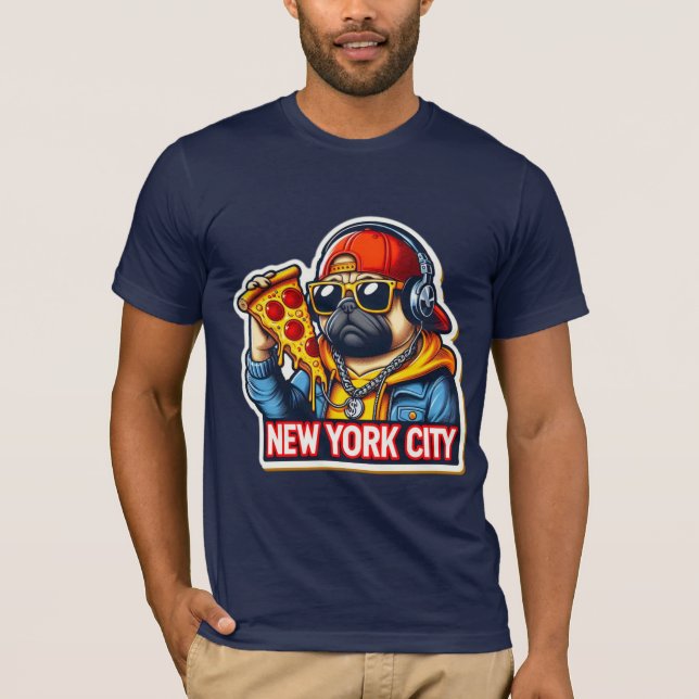 CAMISETA ESTILO PUG-NYC 3 (Frente)