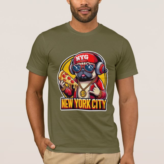 CAMISETA ESTILO PUG-NYC 4 (Frente)