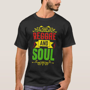 Camiseta Estilo Reggae E Soul Reggae Para Música Reggae