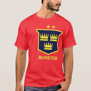 Camiseta Estilo retrô clássico de Munster para o râguebi ir