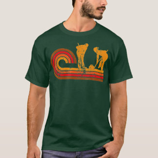 Camiseta Estilo Retro Curlers Silhoule Curling -gigapixel-