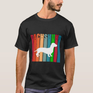 Camiseta Estilo Retro Dachshund Vintage Salsicha de Sobress