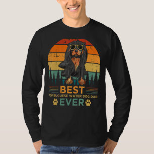 Camiseta Estilo Retro De Mens Melhor Pai De Água Português