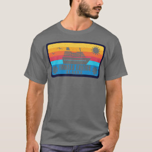 Camiseta Estilo Retro do Alaska do Cruzeiro Familiar