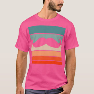 Camiseta Estilo retrô do bigode Vintage 20