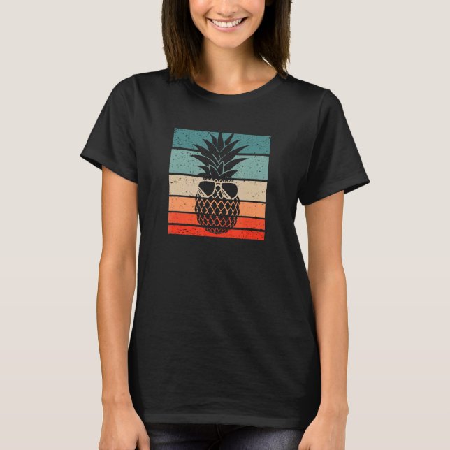 Camiseta Estilo Retro do Pineapple Vintage (Frente)