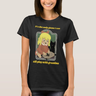 Camiseta Estilo Retro Falando Espírito Conselho Humor Escur
