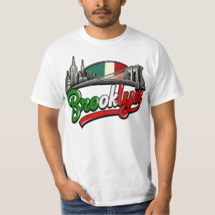 Camiseta Estilo Retro Italiano Brooklyn