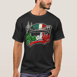 Camiseta Estilo Retro Italiano Brooklyn