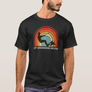 Camiseta Estilo Retro Mens - Vintage Melhor Eve do Pai de W