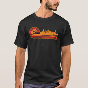Camiseta Estilo Retro Montreal Quebec Canadá Skyline