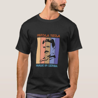 Camiseta Estilo Retro Nikola Tesla #2 T-Shirt