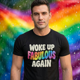 Camiseta Estilo Retro Orgulho Puff Acordou Fabuloso Novamen